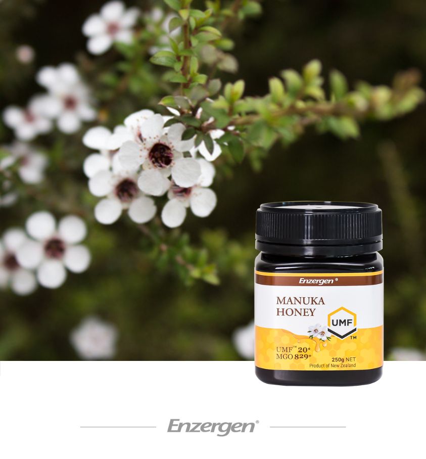 Product image of Manuka Honey UMF® 20+ from KiwiCorp – high-grade antibacterial New Zealand honey for daily wellness.
