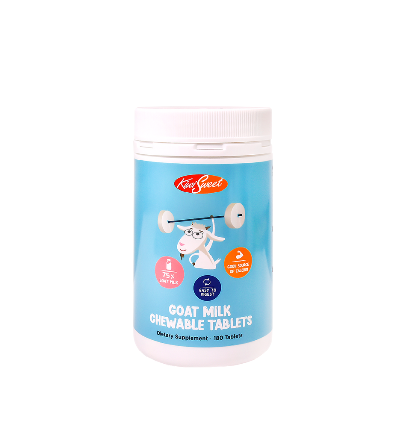 KiwiSweet Goat Milk Chewable Tablets (Original) 60 tabs