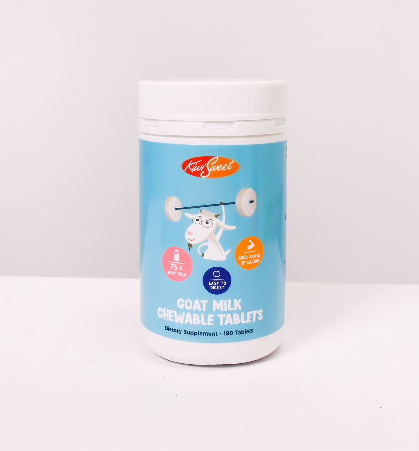 KiwiSweet Goat Milk Chewable Tablets (Original) 60 tabs