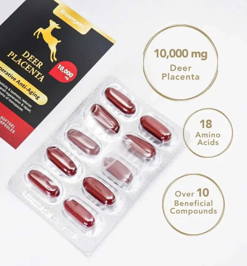 Deer Placenta 10 Day Trial Pack for skin health and vitality