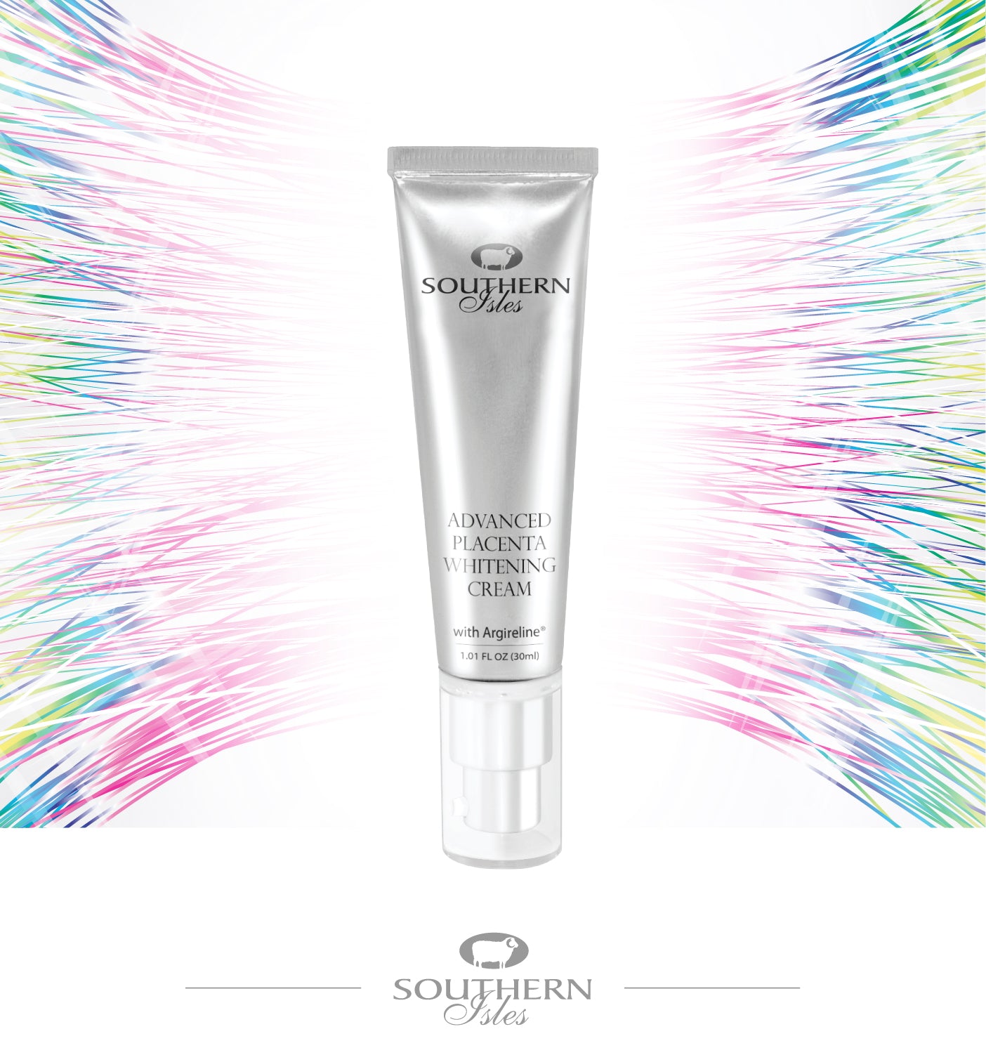 Product image of Advanced Placenta Whitening Cream from KiwiCorp – skin-brightening and anti-aging moisturizer.