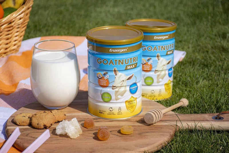 Goatnutri MAX goat milk powder with Manuka honey probiotics and lutein