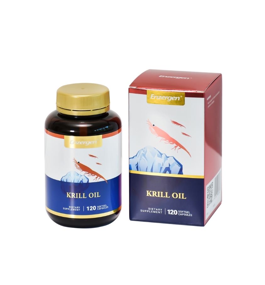 Krill Oil omega 3 supplement for heart, brain and joint health