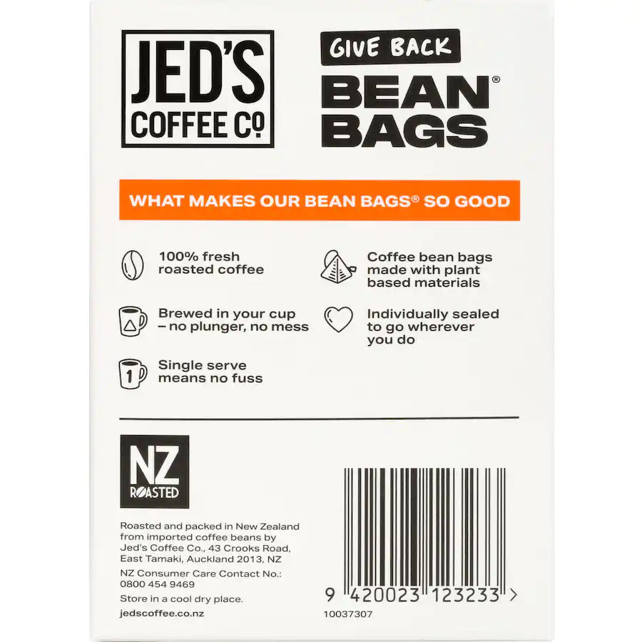 Jed's Coffee Bean Bags